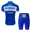 2019 Nytt QUICK STEP Team cykeljersey gel pad cykelshorts set MTB SOBYCLE Ropa Ciclismo herr proffs sommarcykling Maillot wear