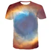 T-shirt da uomo stile estivo stampa 3D Star Galaxy Universe Space stampa vestiti per uomo T-shirt a maniche corte T-shirt S-6XL