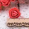 12pcs Atacado-mini-espuma bouquet mão de rosas coroa de flores artificiais materiais de artesanato de casamento decoração DIY rosas toque real