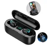 Trådlös Bluetooth öronproppar LED-display TWS HBQ-Q32-1 HD Handsfree Headphone Sports Earphone Power Bank Gaming Headset med MIC Laddningsfodral