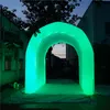 wholesale Tunnel gonflable LED en matériau ignifuge géant de 4 m de longueur avec lumière LED pour la décoration de scène de discothèque de concert de fête en plein air 2023