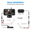 Car Video Jansite 5 Monitor Rear View Camera Digital 1080P Wireless Auto Parking System Night Vision Waterproof Backup Camer284Q