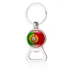 Beer bottle opener football key chain multi function guests favor world cup party metal gifts unusual