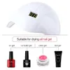 NV002 36W UV LED Nail Lamp Droger voor Nail Gel Poolse Snelle Dry USB Draagbare Smart Timing 30s / 60/99S Nail Art Tool