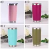 20oz Stainless Steel Tumblers Cups Vacuum Insulated Travel Mug Metal Water Bottle Beer Coffee Mugs With Lid 18 Colors WY839Q1791910