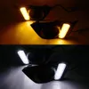 1 Set Auto Led-dagrijverlichting Voor Honda Jazz fit 2014 2015 2016 LED DRL mistlamp cover mistlamp met Kabelboom Switch278W