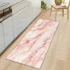 Black White Marble Printed Entrance Doormat Long Floor Mats Carpets for Living Room Kitchen Bathroom Rugs tapetes para casa sala1438034