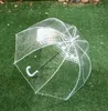 59cm Big Pvc Clear Cute Bubble Deep Dome Handle Umbrella Gossip Girl Wind Resistance Kids Adult Household Sundries Umbrellas