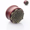 Organic Wood Flesh Tunnels Double Flared Ear Stretcher Saddle Plugs Gauge Piercing Jewelry For Men and Women