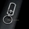 CNC TC4 Titanium Skull Style Design Key Chian Carabiner Outdoor Camping Randonnée Gadgets de suspension rapide