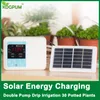 Novo dispositivo Jardim automático de rega Intelligent Energy Solar Charging Planta de vaso irrigação por gotejamento Water Pump Sistema Temporizador