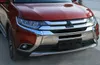 Högkvalitativ ABS krom bil grill dekorationskåpa, främre stötfångare skyddskåpa för Mitsubishi Outlander 2016-2018