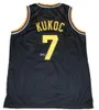 Toni kukoc #7 jugoplastika retro yoegoslavië retro basketbal jersey heren ed aangepast elke nummernaam truien