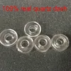 Replacement Quartz Dish for Hybrid Titanium nail Outer diameter 25mm and 22mm in stock for oil rigs glass bongs smoking pipe