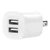 21a Dual USB Wall Charger EU US AC Home Travel Auto Power Adapter för iPhone 7 8 x 11 12 13 Samsung HTC Android Phone1593756