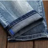 Men casual denim trousers men stretch jeans light blue jeans male young brand fashion new