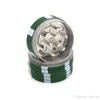 Pokerchipstijl Herb Kruiden tabakslijsten Grinders Rookpijpaccessoires Gadget Redgreenblack8939552