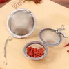 3 Size Optional Stainless Steel Seasoning Ball Strainer Mesh Solid Spice Residue Filter Tea Infuser Tools