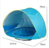 Baby Tents Outdoor Beach Tent Summer Portable Shelter Hiking Camping Sun Shade Tourist Fish Anti-UV Family Tent Kids Activity House C614