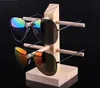 Multi strati di legno di Sunglass Display Rack Shelf occhiali Stand supporto dei monili per il multi coppie di vetro di vetrina trasporto libero