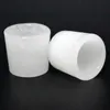 석영 티타늄 삽입 그릇 유리 봉을 위한 두꺼운 Domeless 석영 그릇을 위한 명확한 백색 편평한 정상 바닥 열 못을 가진 최고 사발