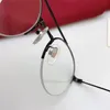 2020 NEWARRIVAL GG0682O STAR RUND DOUBLE-Bridge Glasses Frame Women Lightweight Gold Fine HalfriM for Prescription Full-Set Case