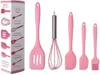 Koken tool set 5 STKS food grade siliconen spatel olie borstel eierklopper gebak brood cake bakken thuis keuken set gadget Siliconen Keukengerei