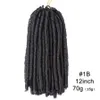 14 inch Kanekalon Haak Hair Extensions ADM Synthetische Dreadlocks Zachte Dread Vlechten voor Halloween-decoratie (30strands / pack)