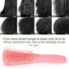 Detangling Brush for Natural Hair, Hair Detangler Brush for Afro America 3a to 4c Kinky Wavy, Curly, Coily Hair, Detangle Easily Wet/Dry