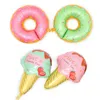 Big Donut Ice Cream Helium Balloon BabyShower Boy Girl Air Baloon Birthday Party Decorations Kids Event Supplies Kit Toys Balls