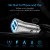 Chargeur de voiture USB double ports affichage LED charge téléphone chargeur de voiture pour iPhone XS Huawei P20 P10