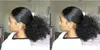 Extensión afroamericana del pelo de la cola de caballo clip rizado rizado del soplo del pelo afro en la pieza del pelo de la cola de caballo del lazo para los colores de las mujeres negras disponibles