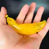 Nuovo prodotto Fruit Style Banana Glass Pipe pipa per bruciatore a nafta in vetro giallo per fumare Bubbler bong in vetro per acqua lunghezza 10cm Presa di fabbrica