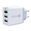 Adattatore di ricarica rapida QC 3.0 Caricatore da muro domestico USB a 3 porte da 30 W / spina UE