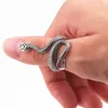 Fashion Snake Rings Men Ring Fashion Design Long Finger Jewelry High Quality Punk Alloy Party Trendy Jewelry Accessories
