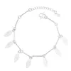 9 Designs 925 Sterling Silver Armband För Kvinnor Flickor Mode Charm Bangle Kors Butterfly Star Hjärta Bell Boll Leaf Beads Chain Smycken