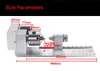 LY cnc router milling and drilling machine parts Rotary axis CNC machine mini lathe slide rail 4th axis rotation axis