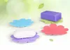 Silicone Soap Dish 3D Flower Shape Soap Holder Non Slip Home Bathroom Articles Multi Colors WB63