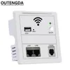 NEW 802.11N 300Mbps Embedded WIFI wireless router for hotle inn in wall wireless access point standard poe ac100-240v