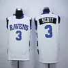 The Film Version of One Tree Hill 3 Lucas Scott Jersey Blue Black White 23 Nathan Scott Double Stitched Mesh Basketball Jerseys