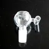 Vattenpipor Glasrutschbanor Skål Bitar Bongs Skålar Trattrigg Tillbehör Keramisk spik 18mm 14mm Hane Kvinna Berusande Rökning Vattenpipor dab riggar Bong Slide