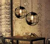 Lustres led globe créatifs modernes lampes led lampes de salon en fer de haute qualité E27 led lustre éclairage Chandelier2866