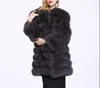 Lisa Colly Women Faux Fur Coat Jacka Kvinnor Vinter Varm Luxury Fake Fur Coat Fluffy Långärmad Furs Jacka Overcoat