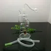 New Step-by-Step Glass Water Tobacco Bottle Wholesale Glass bongs Oil Burner Glass Water Pipes Oil Rigs Smoking