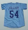 Benutzerdefinierte Jack Elliot #54 Mr. Baseball Movie Jersey Chunichi Dragons Weiß Blau Jeder Name und jede Nummer Größe S-4XL