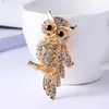 Large Bird Owls Vintage Brooches Antiques Bouquet Owle Pin Up Designer Wedded Broach Scarf Clips Jewellerys Free Shipping