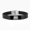 Bracelets en silicone Black Lives Matter I Cant Breathe Bracelets pour Hommes Femmes Fashion Design Protest Noir Lettres Réglables Bracelet Bijoux