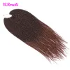 Гавана Twist Braid причуда Box плетенки Наращивание волос 10А Ombre причуда плетение волос # 1B / Burgundy вязания кос Kanekalon синтетических волос