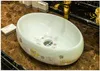 Kleine ovale vorm aanrecht keramische wastafel badkamer gootsteen China kunstbekken