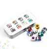 Epoxy Resin Rainbow SS Drip tip Kit Set Wide Bore 810 510 Thread Snake Skin Grid Mushrooms Mouthpiece DHL Free